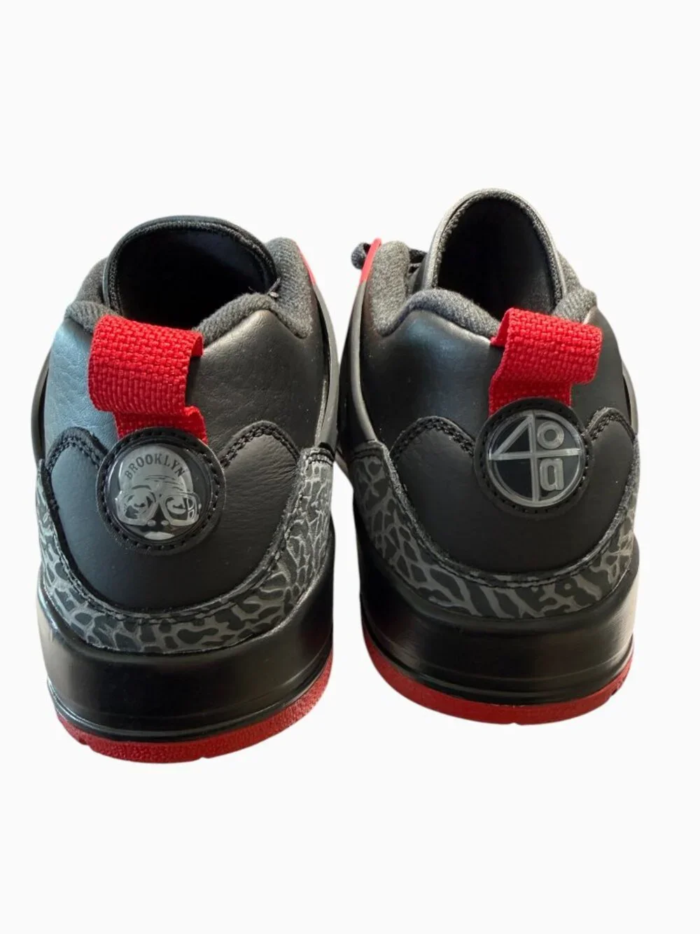 NEW Jordan Spizike Low Bred Black Gym Red Cool Grey Men's Size 11